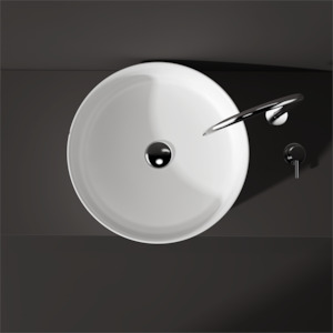 Slimline round basin - 450mm - STB81 T - Various Colours