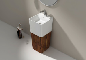 Bathroom and toilet fittings - wholesaling: Freestanding Vanity w/ Matte White Basin - 900mm - G38478C