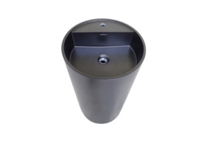 Bathroom and toilet fittings - wholesaling: Freestanding Pedestal Stone Basin - 850mm - B1597-1