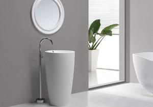 Bathroom and toilet fittings - wholesaling: Hugi Freestanding Circular Basin - 855mm - B1594