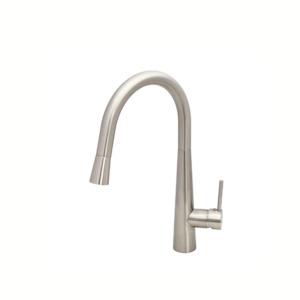 Bathroom and toilet fittings - wholesaling: Pull Out Kitchen Mixer - Brushed Nickel - ELE12