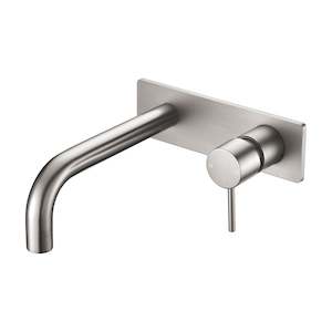 Bathroom and toilet fittings - wholesaling: Wall Spout & Mixer - Brushed Nickel - CLAS12