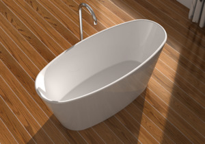 Gia Ultra-narrow Small Stone Bath - 1580mm - G6500