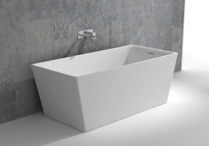 Gia Small Asymmetrical Rectangle Bath - 1500mm G65194