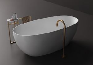 Grace Slimline Medium Freestanding Bath - 1600mm - ST39 1600 T