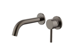 Bathroom and toilet fittings - wholesaling: Mixer & Spout Set - Brushed Gunmetal- SPOUT17