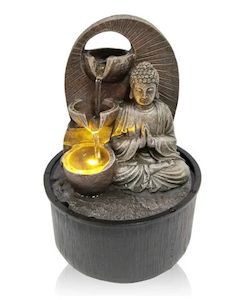 Tabletop Fountains: Buddha & Bowls Fountain