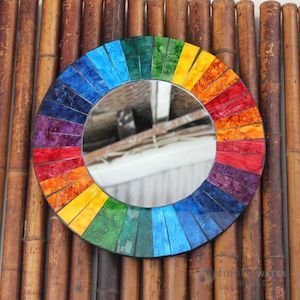 Rainbow Mosaic Mirror