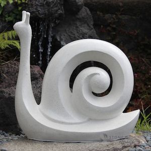 Garden Decor: Terrazzo Snail