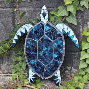 Garden Decor: Turtle Mosaic