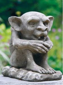 Sculptures & Statues: Hunched Gremlin