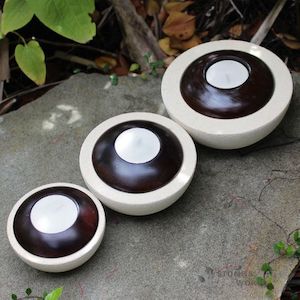 Stone & Wood Tealight Holders