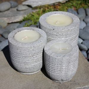 Ornaments & Handicraft: Stone Candles