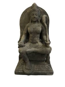 Sculptures & Statues: Dewi Sri Sitting