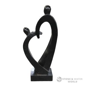 Sculptures & Statues: Heart Couple