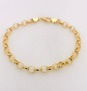 9ct Yellow Gold Belcher Bracelet (BO3)