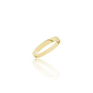 Jewellery: 3.00mm Wide Half Round High Polised Wedding Band 9ct Yellow Gold