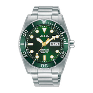 Alba Automatic Men's Green Dial 200M Stainless Steel Case & Strap - AL4287X1