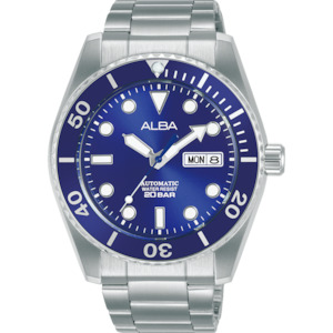 Alba Automatic Men's Blue Dial Stainless Watch - AL4359X