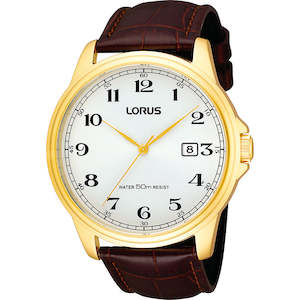 Lorus Brown Leather Men's Watch - RS982AX-9