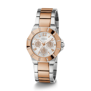 Guess Sunray Ladies Two-Tone Watch - GW0616L3