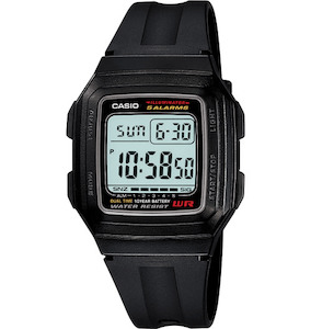 CASIO Digital WR, 10YR Battery - F201WA-1A