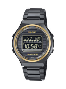 Casiotron Digital 50th Anniversary Bluetooth, Solar Powered, 50M WR Black/Gold S…