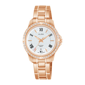 Alba Ladies Prestige Rose Gold Tone Watch - AH7W90X1