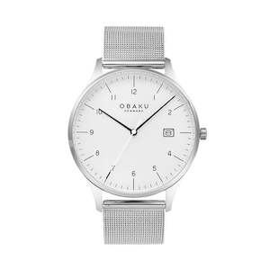 OBAKU-Denmark Chia Silver Tone V298GDCWMC