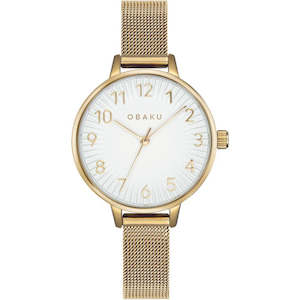 OBAKU-Denmark Syren Gold Tone V237LXGIMG