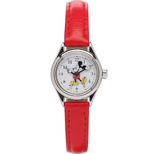 Jewellery: Disney Petitte Mickey Red Red Leather TA56750