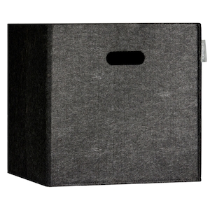 CUBX Felt Storage Bin Charcoal