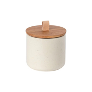 Casafina Canister with Oak Wood Lid 1.35L