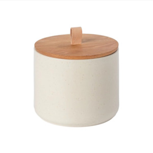 Casafina Canister with Oak Wood Lid 3.2L