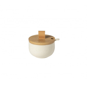 Casafina Sugar Bowl with Wood Lid