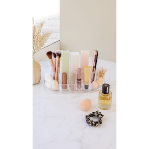 Acrylic Cosmetic Organiser Curved