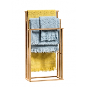 Bamboo Towel Stand