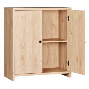 CUBX 2dr Cupboard Low Oak