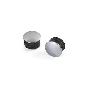 Elfa Closet Rod End Caps Chrome 2 Pack