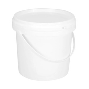 Plastic container, household: 4L Pail with Lid