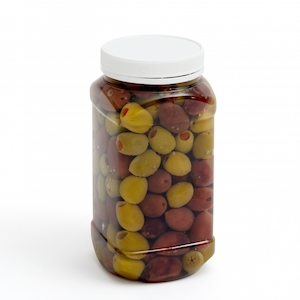 Plastic container, household: Plastic Jar 750ml Square