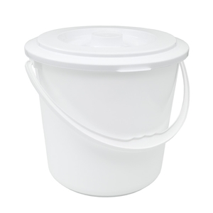 Taurus Bucket with Lid 10L White