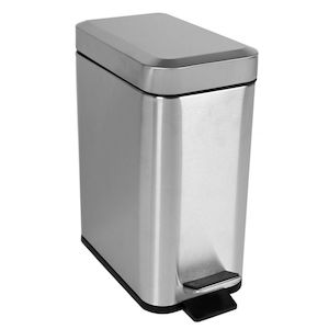 Stainless Steel Rectangluar Pedal Bin 5L