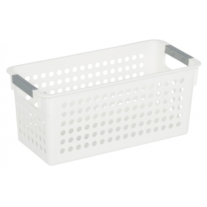 Pantry Basket Narrow High White