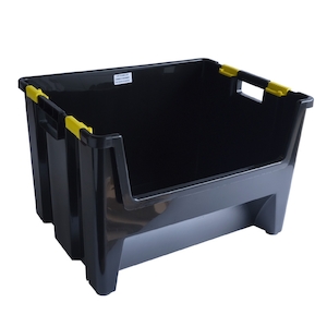 Pack n Stack 50L Bin Black