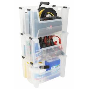 Pack n Stack 50L Bin Clear