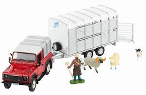 Toy: Britains 43138 Land Rover & Sheep Farm Set