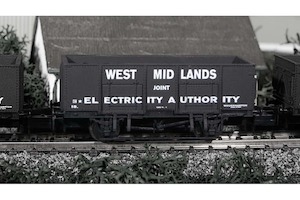 Dapol 2F-038-007 20t Ton Steel Mineral Wagon West Midlands Electricity N Gauge