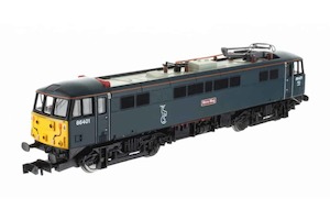 Toy: Dapol 2D-026-001 Class 86 Locomotive 86401 Mons Meg Serco Caledonian Blue SYP N Gauge