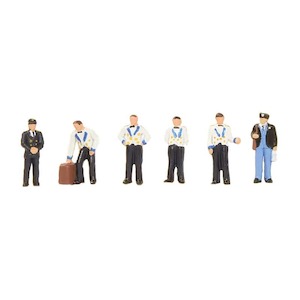 Toy: Graham Farish 379-322 Midlands Pullman Stewards & Train Crew Figures